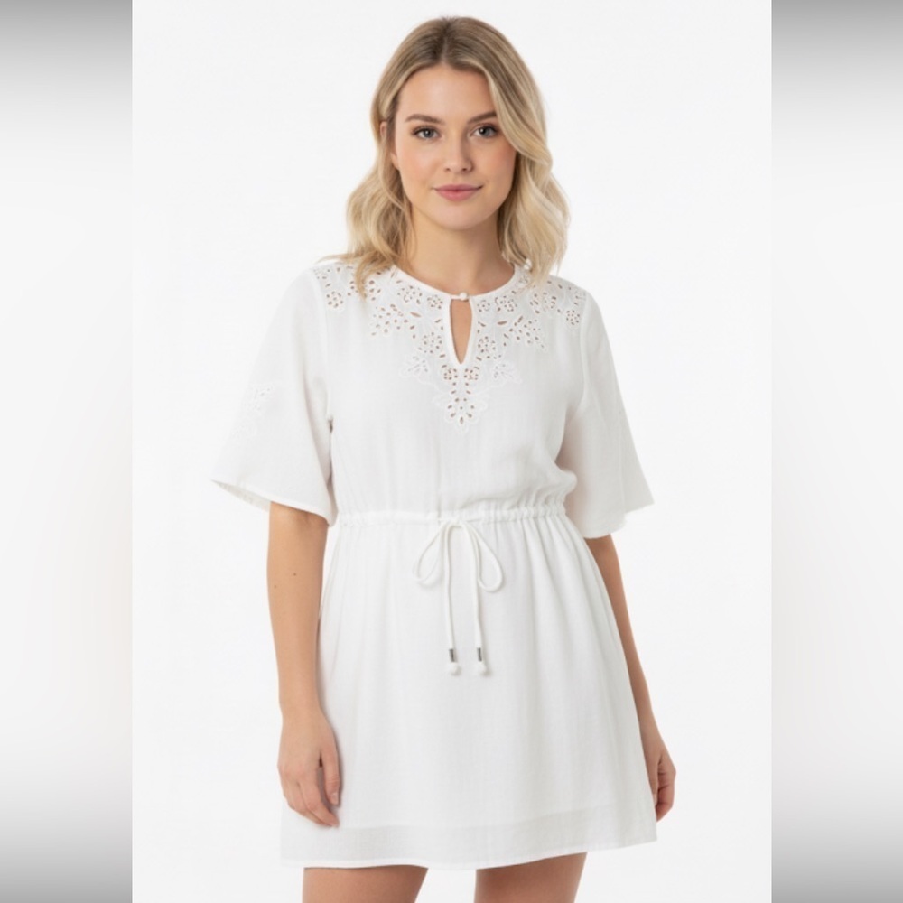 Cotton On size xsmall white dainty summer dress